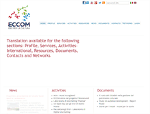 Tablet Screenshot of eccom.it